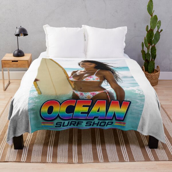 Item preview, Ocean Surf Shop - South Beach - Miami, Florida - Retro 80's Colors designed and sold by JBDesigns21.