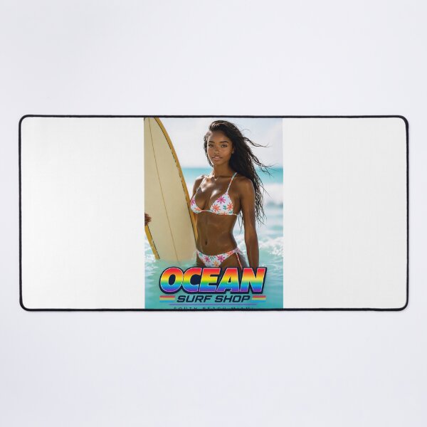 Item preview, Ocean Surf Shop - South Beach - Miami, Florida - Retro 80's Colors designed and sold by JBDesigns21.