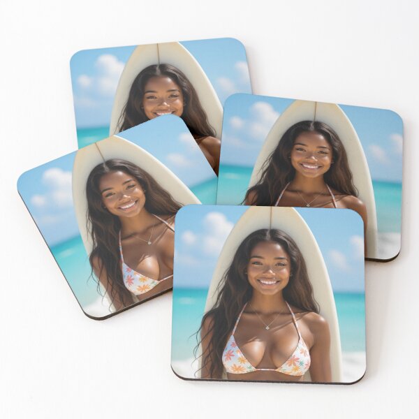 Item preview, Ocean Surf Shop - South Beach Miami - Surfer Girl designed and sold by JBDesigns21.