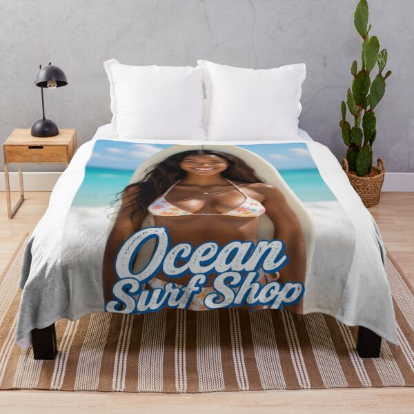Item preview, Ocean Surf Shop - South Beach Miami - Surfer Girl designed and sold by JBDesigns21.