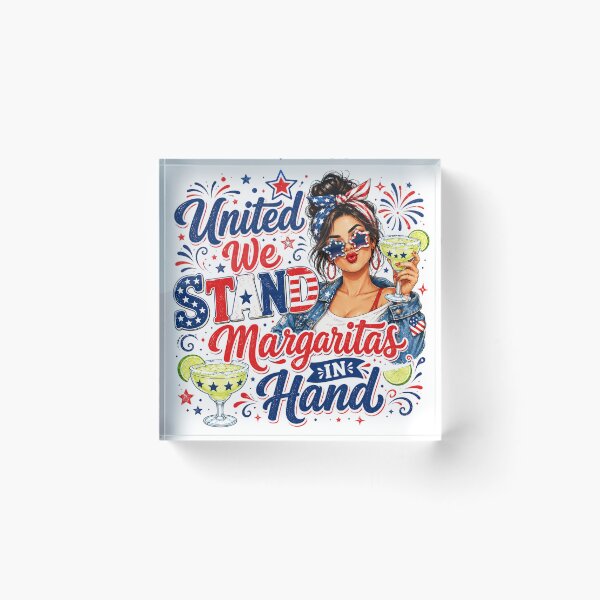 Item preview, United We Stand Margaritas In Hand Design designed and sold by Marie Gems.