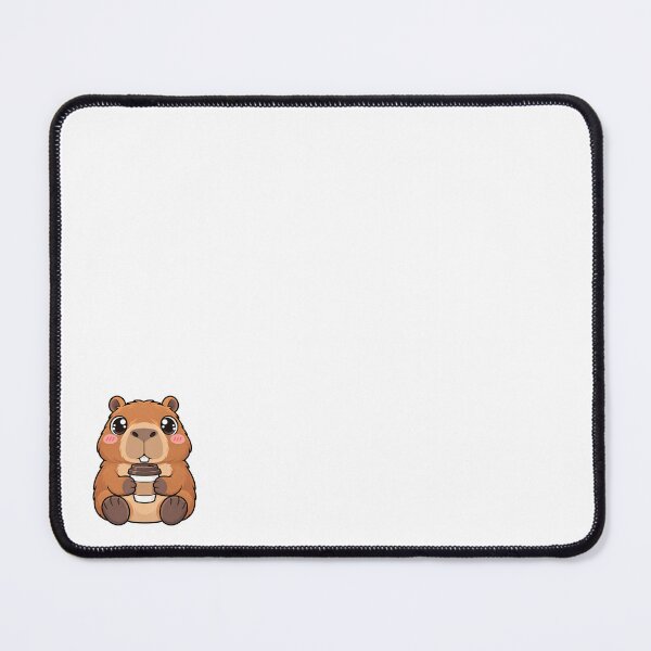 Item preview, Cute Kawaii Capybara With Coffee designed and sold by Eternalski.