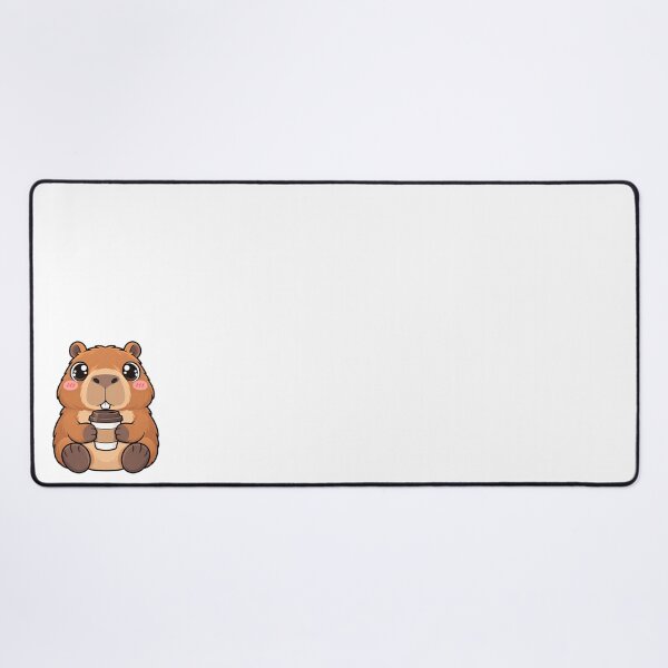 Item preview, Cute Kawaii Capybara With Coffee designed and sold by Eternalski.