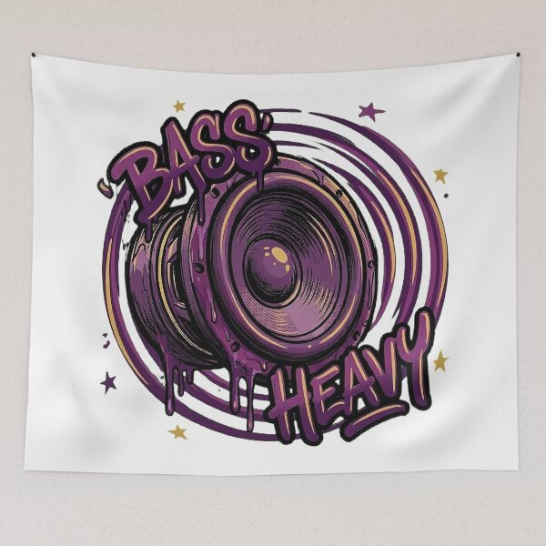 Item preview, Bass Heavy — Subwoofer Graffiti Art designed and sold by hamza19911991.