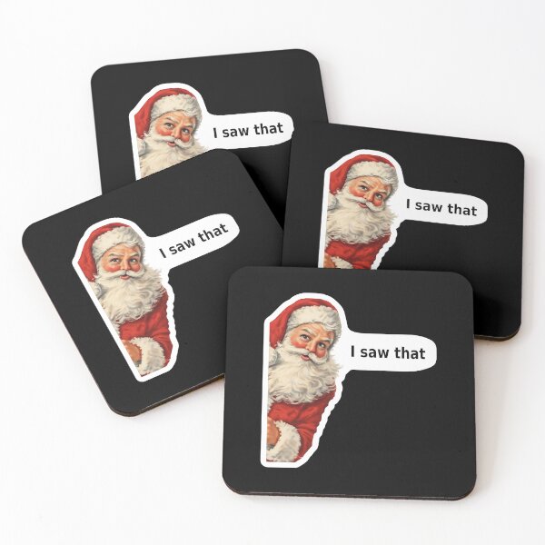 Item preview, I Saw That Vintage Santa Claus Funny Christmas 1950s Gift  designed and sold by Artycom.