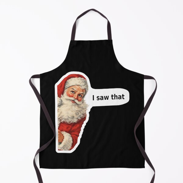 Item preview, I Saw That Vintage Santa Claus Funny Christmas 1950s Gift  designed and sold by Artycom.