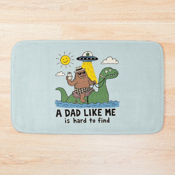 Item preview, Cryptid Dad Riding a Lake Monster designed and sold by Studio Bootleg.