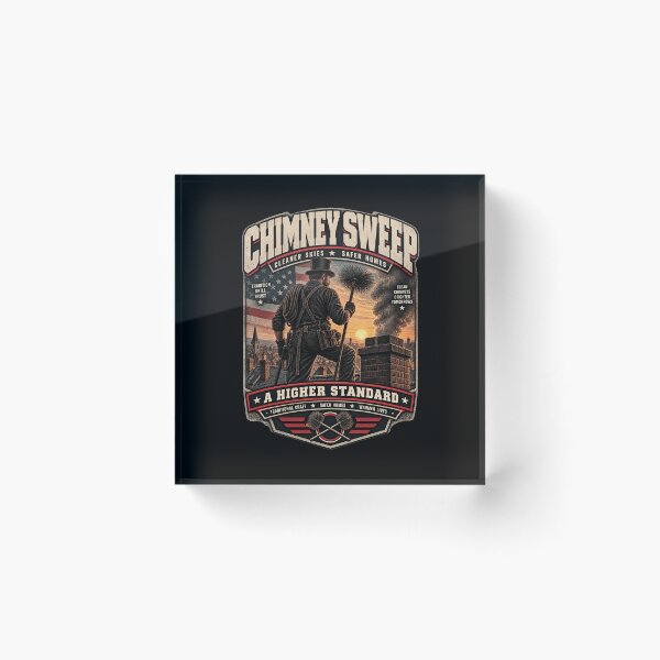 Item preview, Chimney Sweep - Vintage Chimney Cleaner Americana Workwear T-Shirt designed and sold by DomKo10.