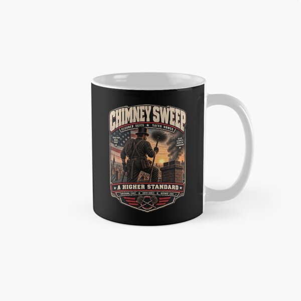 Item preview, Chimney Sweep - Vintage Chimney Cleaner Americana Workwear T-Shirt designed and sold by DomKo10.