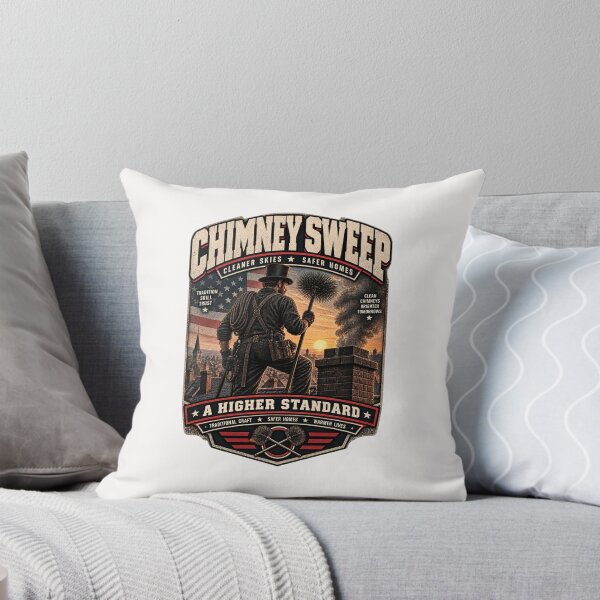 Item preview, Chimney Sweep - Vintage Chimney Cleaner Americana Workwear T-Shirt designed and sold by DomKo10.