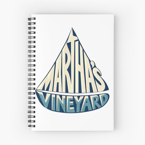 Item preview, Martha’s Vineyard Sailboat Typography designed and sold by Clementine Club.