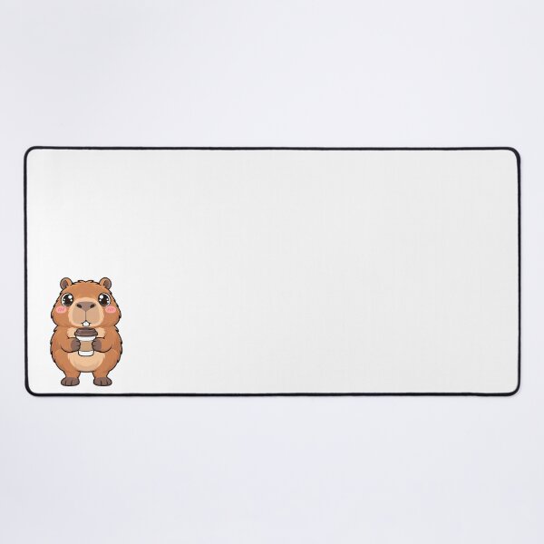 Item preview, Cute Kawaii Capybara With Coffee designed and sold by Eternalski.