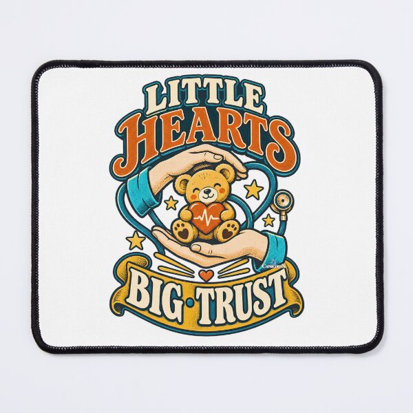 Item preview, Nurse Little Hearts Big Trust designed and sold by EvergreenPark - Tee Studio.