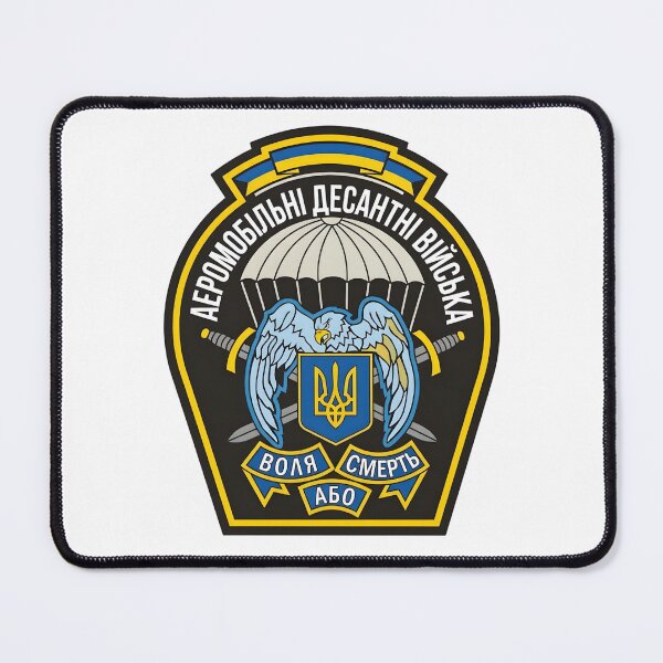 Item preview, Ukrainian Air Assault Forces Paratrooper Tactical Patch Emblem designed and sold by CharlieDesings.