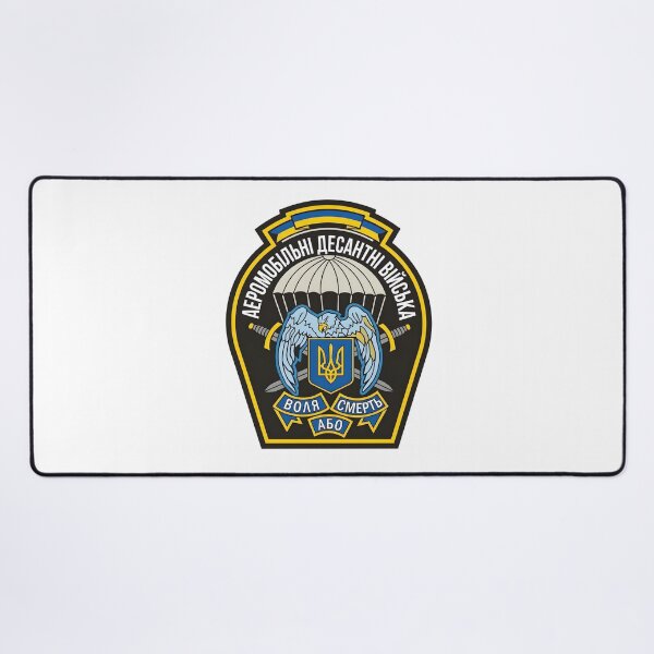 Item preview, Ukrainian Air Assault Forces Paratrooper Tactical Patch Emblem designed and sold by CharlieDesings.