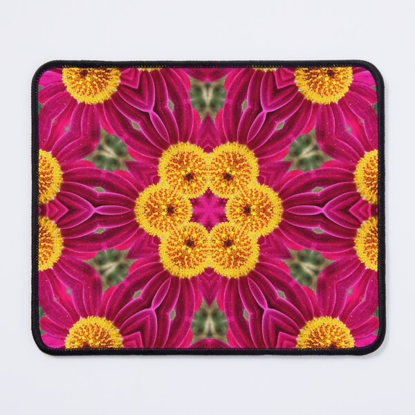 Item preview, Magenta and Yellow Floral Rosette designed and sold by SilentBloomLab.