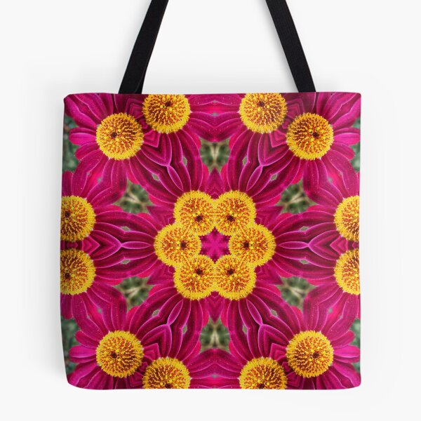 Item preview, Magenta and Yellow Floral Rosette designed and sold by SilentBloomLab.