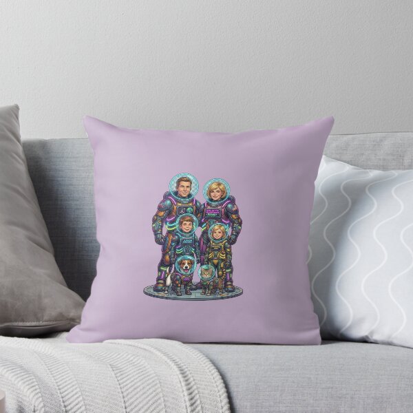 Item preview, Retro Astronaut Family – Galactic Team Adventure designed and sold by FootprintofLove.