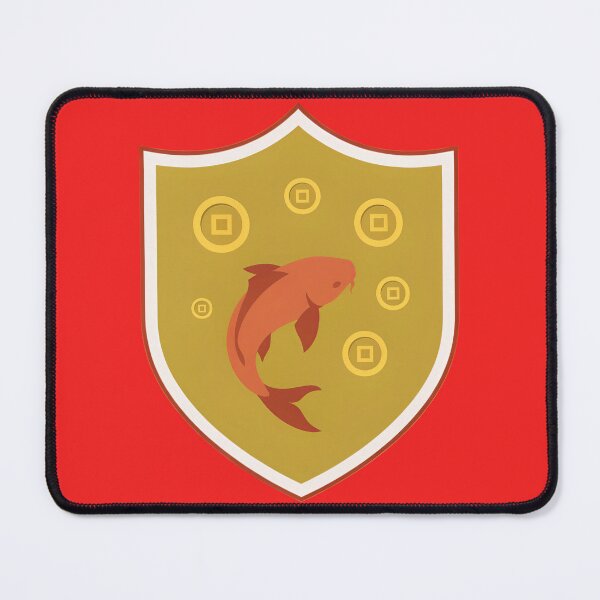 Item preview, Chinese Koi Fish Lucky Gold Coin Shield Vector designed and sold by Shutter-Dragon.