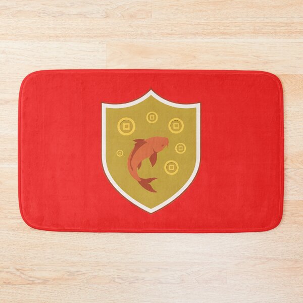 Item preview, Chinese Koi Fish Lucky Gold Coin Shield Vector designed and sold by Shutter-Dragon.