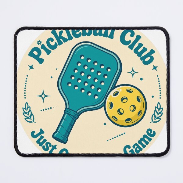 Item preview, Just One More Game Pickleball Club Badge - Retro Pickleball Sticker - Funny Pickleball designed and sold by Htkester1.
