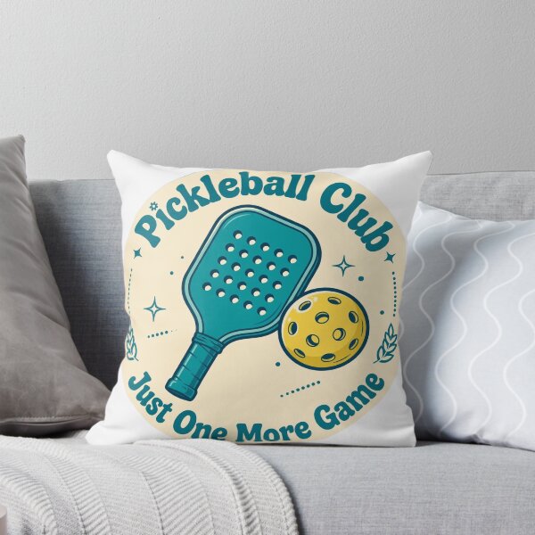 Item preview, Just One More Game Pickleball Club Badge - Retro Pickleball Sticker - Funny Pickleball designed and sold by Htkester1.