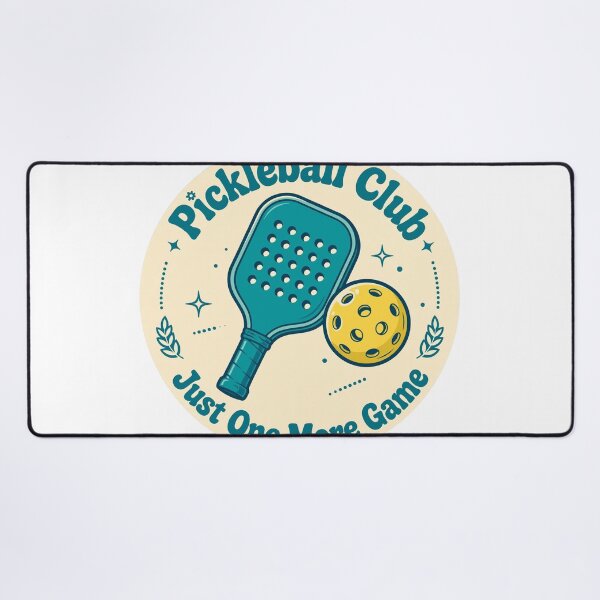 Item preview, Just One More Game Pickleball Club Badge - Retro Pickleball Sticker - Funny Pickleball designed and sold by Htkester1.