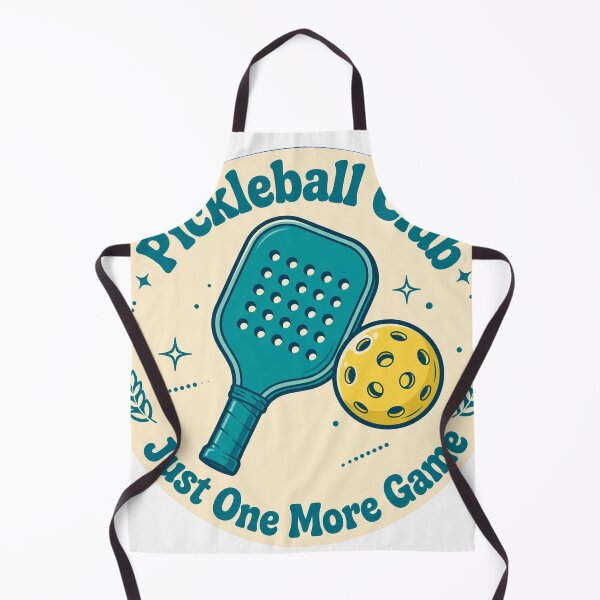 Item preview, Just One More Game Pickleball Club Badge - Retro Pickleball Sticker - Funny Pickleball designed and sold by Htkester1.