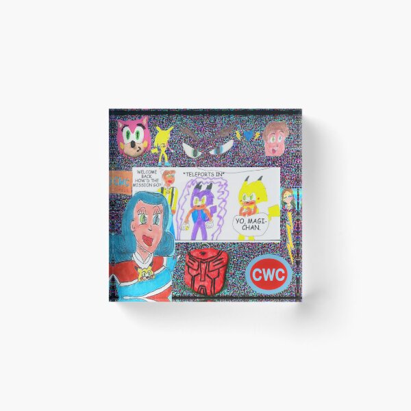 Item preview, chris chan sonichu collage designed and sold by retro_hobbie_shop.