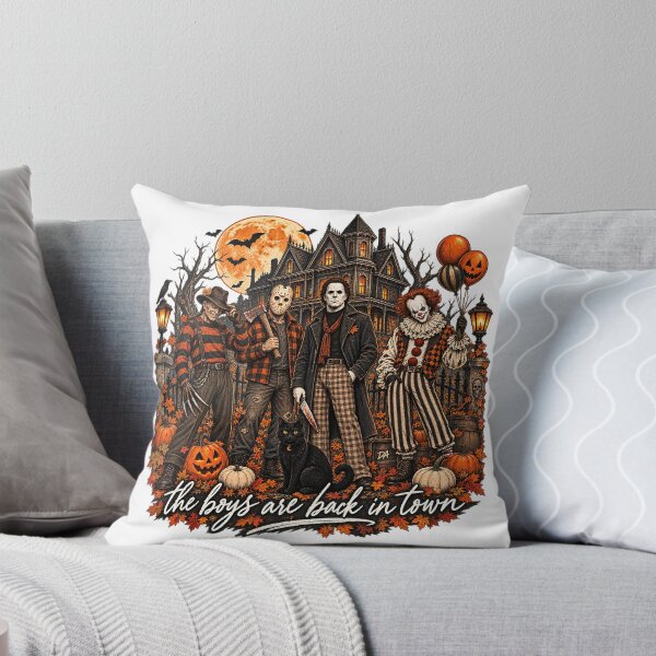 Item preview, The Boys Are Back In Town Horror Movie Villains Autumn Art designed and sold by DesignArtist.ia.