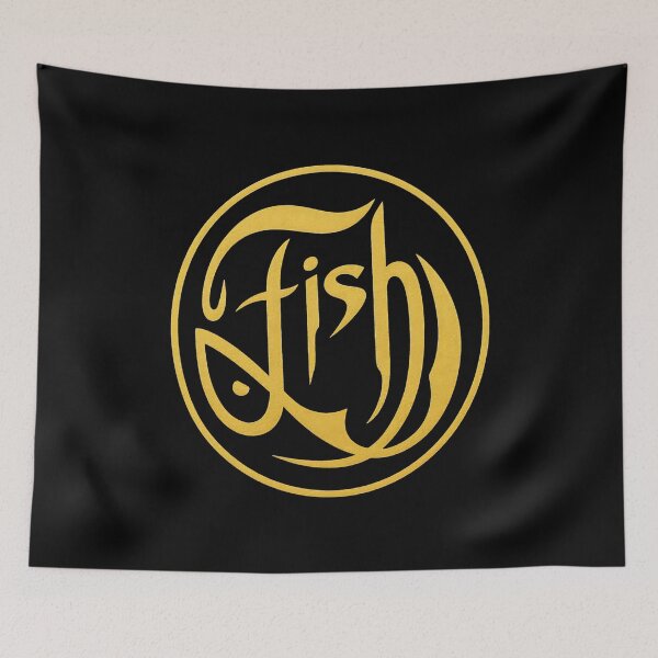 Item preview, Elegant Golds Fishs Calligraphy  designed and sold by TinaFangcao.