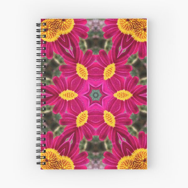Item preview, Magenta and Gold Floral Star designed and sold by SilentBloomLab.