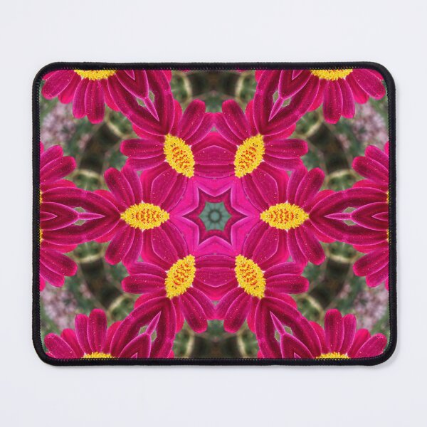 Item preview, Magenta and Gold Floral Star designed and sold by SilentBloomLab.