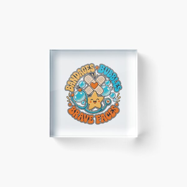 Item preview, Bandages Bubbles Brave Faces designed and sold by EvergreenPark - Tee Studio.