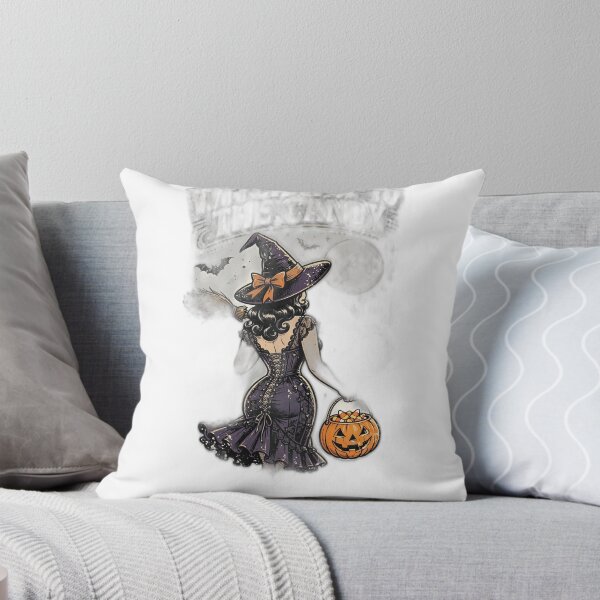 Item preview, Witch Way to the Candy Pin-Up Halloween Shirt | Sexy Witch T-Shirt designed and sold by FitEnvy.