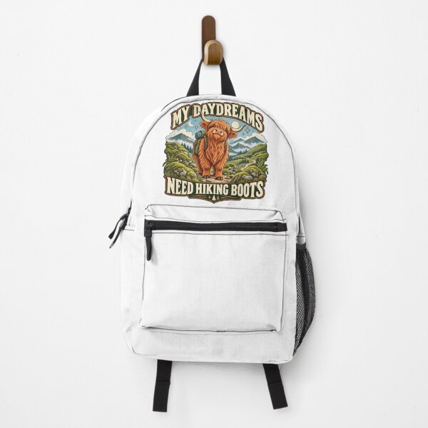 Item preview, My Daydreams Need Hiking Boots Cow Shirt designed and sold by ODDLUME CLUB.