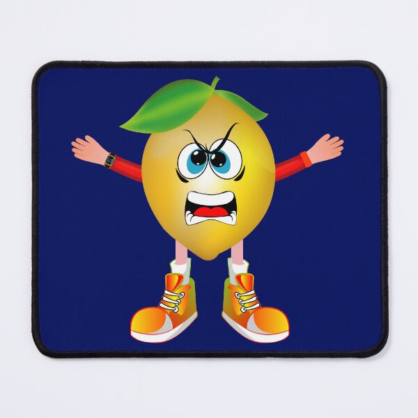 Item preview, Angry Lemon Animated Character Boy Version designed and sold by ExpressiveToon.