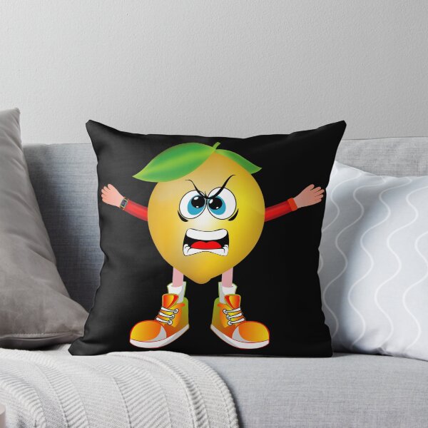 Item preview, Angry Lemon Animated Character Boy Version designed and sold by ExpressiveToon.