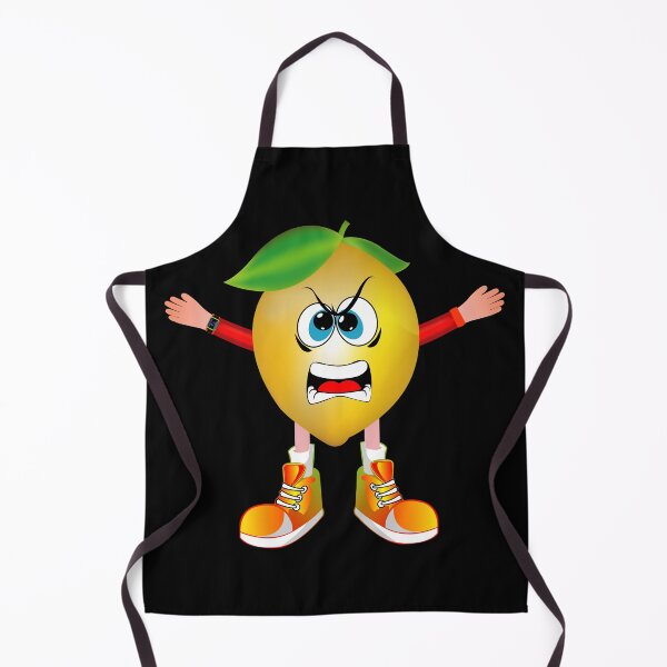 Item preview, Angry Lemon Animated Character Boy Version designed and sold by ExpressiveToon.
