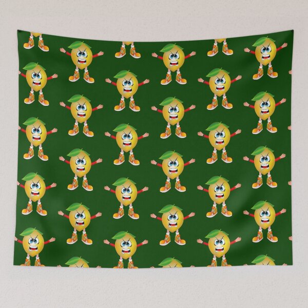 Item preview, Angry Lemon Animated Character Boy Version designed and sold by ExpressiveToon.