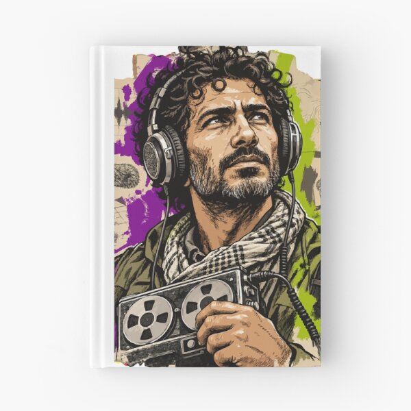 Item preview, Portrait of a Sound Technician with a Vintage Recorder designed and sold by Honu2025.