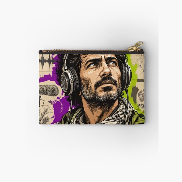Item preview, Portrait of a Sound Technician with a Vintage Recorder designed and sold by Honu2025.