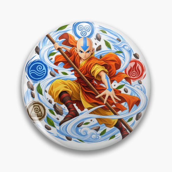 Item preview, Avatar Airbender Wind Warrior | Elemental Balance Fantasy Character Artwork designed and sold by Mukesh Saxena.