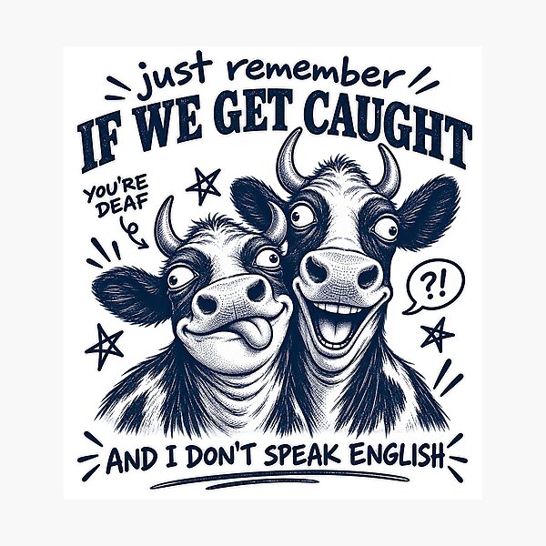 Item preview, Funny Cow Meme, Mischievous Cow, Crazy Cow Humor, Sarcastic Farm Animal, Funny Farm Life, Cow Lover Gift, Quirky Animal Humor, Funny Country Gift designed and sold by Cchotlan.