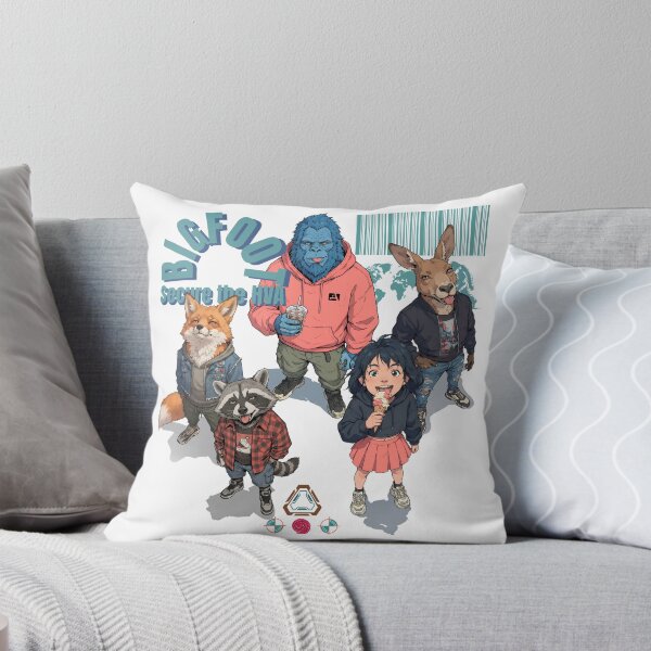 Item preview, Bigfoot & Squad Streetwear - Street Style Cryptid Squad designed and sold by Whimsy Trail Co.