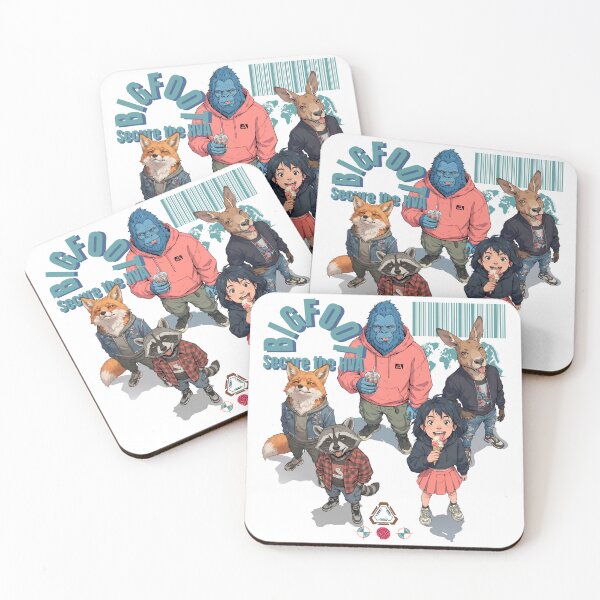 Item preview, Bigfoot & Squad Streetwear - Street Style Cryptid Squad designed and sold by Whimsy Trail Co.