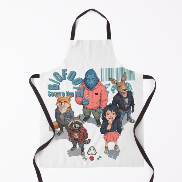 Item preview, Bigfoot & Squad Streetwear - Street Style Cryptid Squad designed and sold by Whimsy Trail Co.