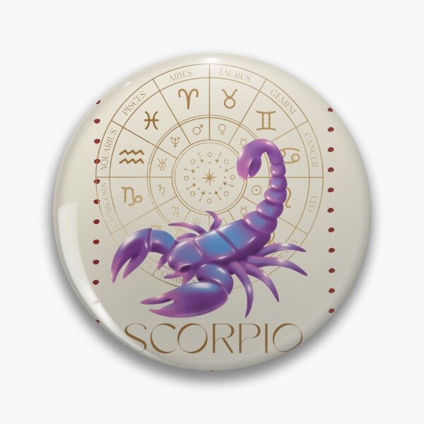 Item preview, Scorpio Zodiac Stamp – Celestial Vintage Astrology Art designed and sold by CozyMuse.