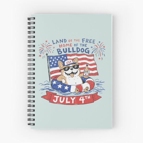 Item preview, Patriotic Bulldog Pool Party – Fourth of July Dog Humor designed and sold by Studio Bootleg.