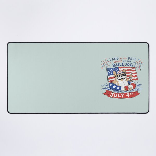 Item preview, Patriotic Bulldog Pool Party – Fourth of July Dog Humor designed and sold by Studio Bootleg.